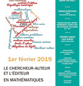 Demi-journée édition scientifique IMT - Affiche