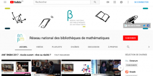 Chaîne Youtube du RNBM - Page d'accueil